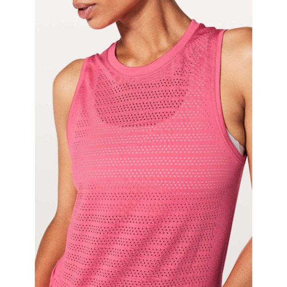 Lululemon Breeze By Muscle Tank II Glossy Pink 26411 - Picture 1 of 11
